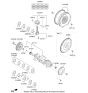 Diagram for Kia Soul Piston Ring Set - 230402BCA0