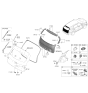 Diagram for Kia Sorento Tailgate Lift Support - 81830R5000