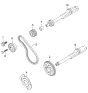 Diagram for Kia Optima Balance Shaft Gear - 2335238010