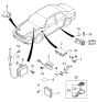 Diagram for 2003 Kia Optima Air Bag Control Module - 959103C200