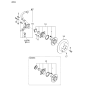 Diagram for 2003 Kia Optima Wheel Bearing - 5273038002