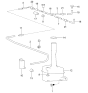 Diagram for Kia Optima Windshield Washer Nozzle - 9863038001