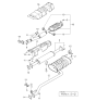 Diagram for 2004 Kia Optima Exhaust Pipe - 287003C800