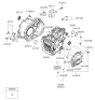 Diagram for 2008 Kia Rondo Engine Mount Bracket - 452173A250