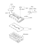 Diagram for Kia Rondo Valve Cover Gasket - 2244125002