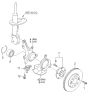 Diagram for 2010 Kia Rondo Brake Backing Plate - 517551D000