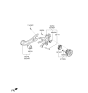 Diagram for 2022 Kia Sorento Wheel Bearing - 52720P2000