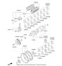 Diagram for Kia Borrego Piston Ring Set - 230403F300