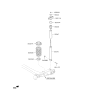 Diagram for 2015 Kia Soul EV Bump Stop - 55348E4000