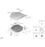 Diagram for 2021 Kia Stinger Lift Support - 81161J5000