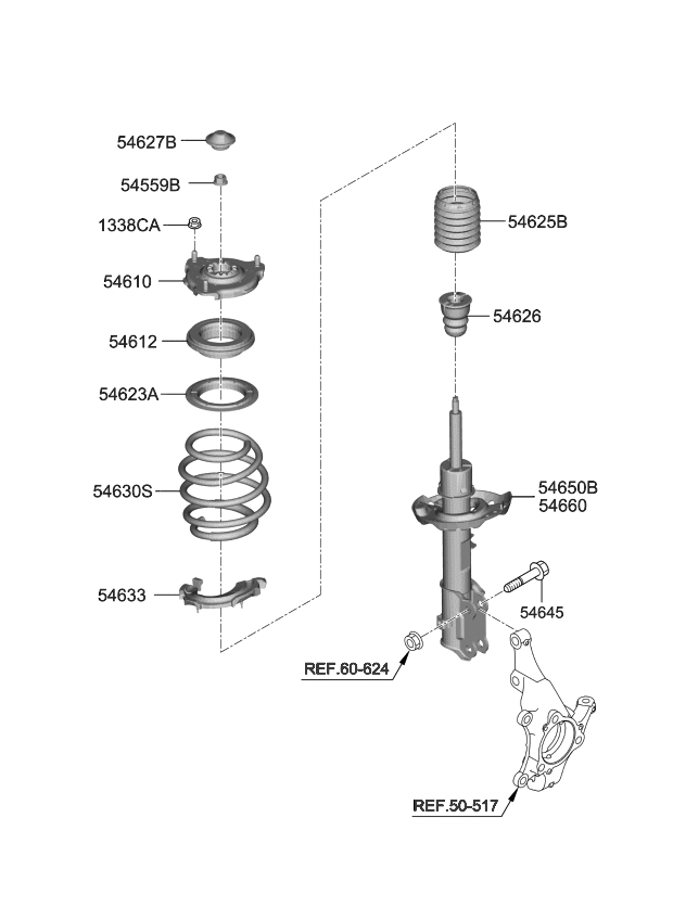 2020 Kia Soul Spring & Strut-Front - Kia Parts Now