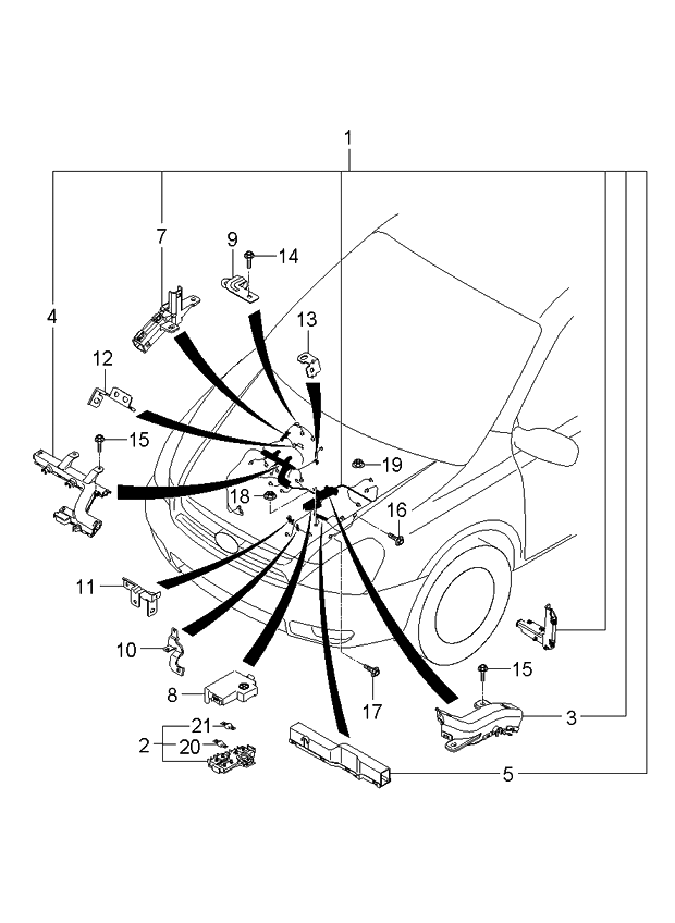 2006 Kia Sedona Produced Before OCT.2006 Control Wiring