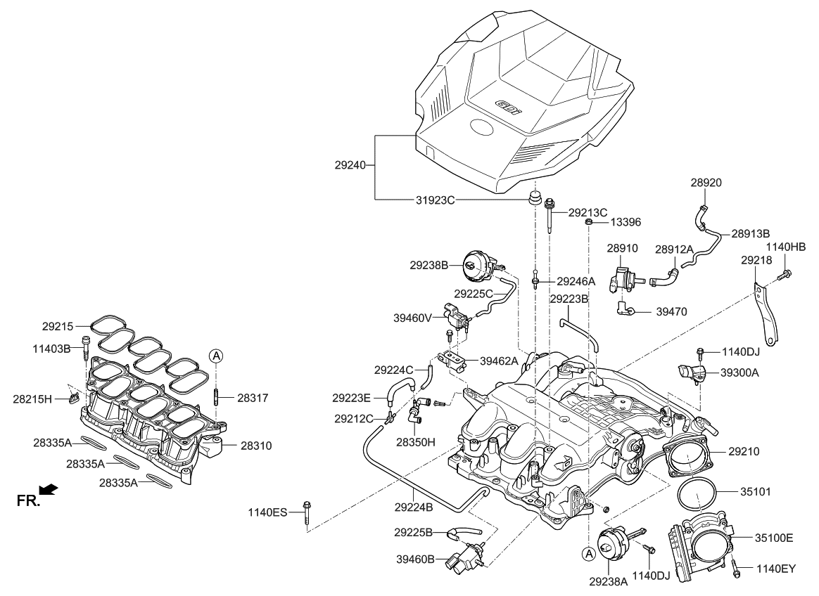 2019 Kia Sedona Intake Manifold Kia Parts Now