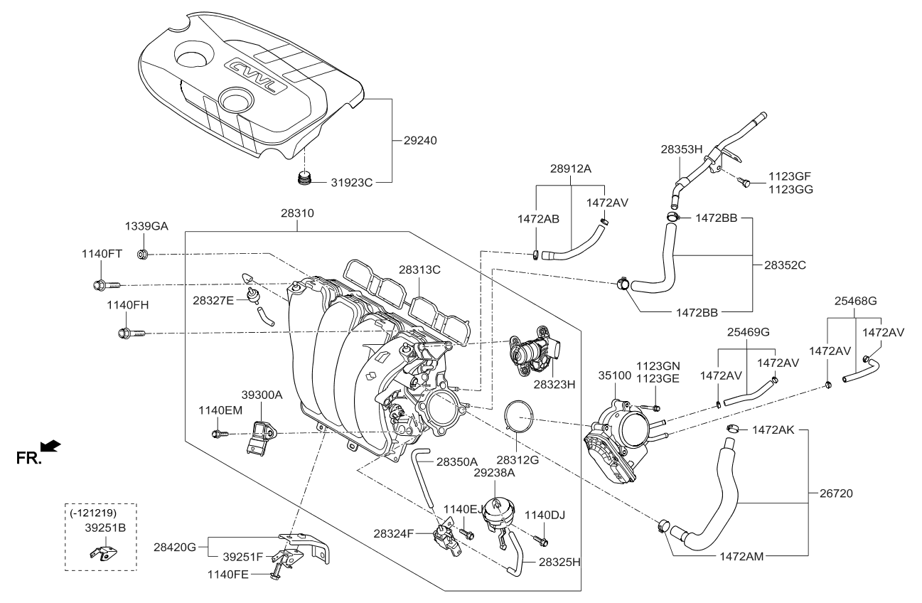 2012 Kia So Engine Diagram