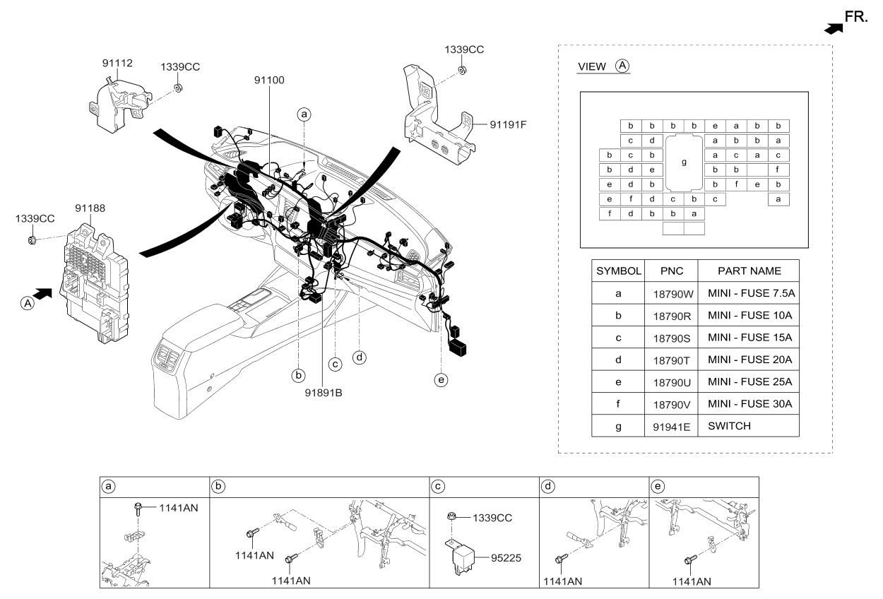 2017 Kia Cadenza Main Wiring - Kia Parts Now