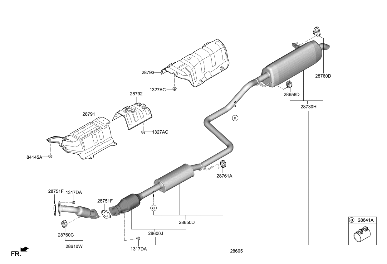 2019 Kia Forte Muffler & Exhaust Pipe - Kia Parts Now