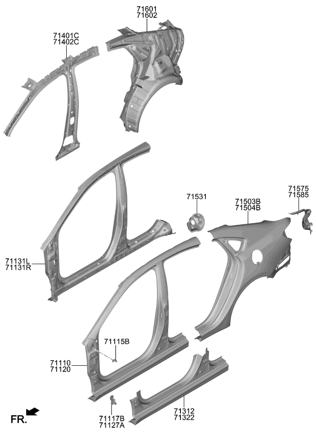 2019 Kia Forte Side Body Panel - Kia Parts Now