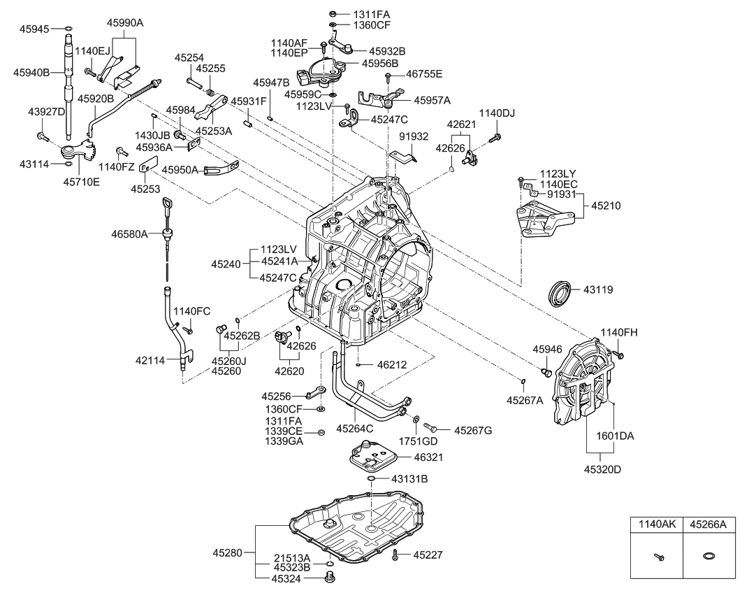 4526423650 - Genuine Kia Tube Assembly-feed