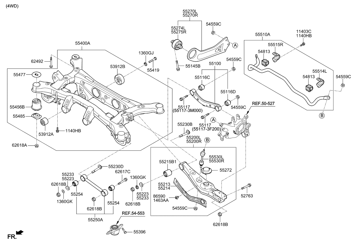 Kia Sportage Rear Suspension Diagram