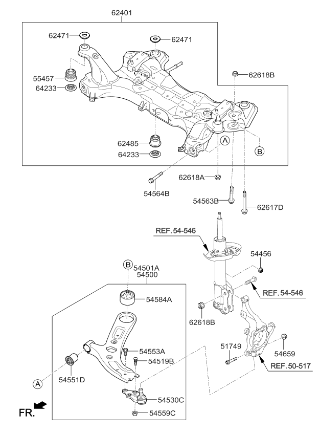 2018 Kia Soul Front Suspension Crossmember - Kia Parts Now