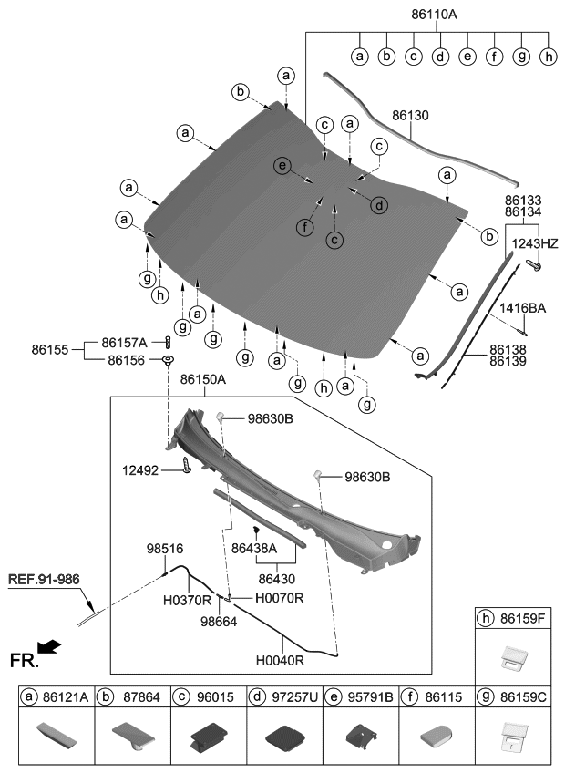 2018 Kia Stinger Windshield Glass - Kia Parts Now