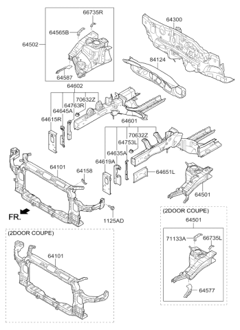 2017 kia forte radiator support