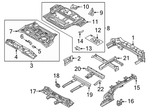 BRKT-RR DR SCUFF MTG Diagram for 65819P2000