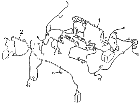 WIRING ASSY-MAIN Diagram for 911B0D9150