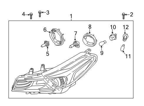 Lamp Assembly-Head,Lh Diagram for 92101B0700