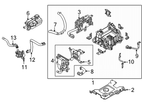 WIRING ASSY-LDC NEG Diagram for 91661P4010