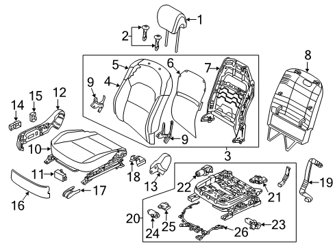 WIRE HARNESS-POWER Diagram for 88531F6090