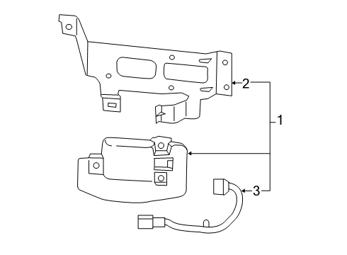 BRACKET,RH Diagram for 99155J6000