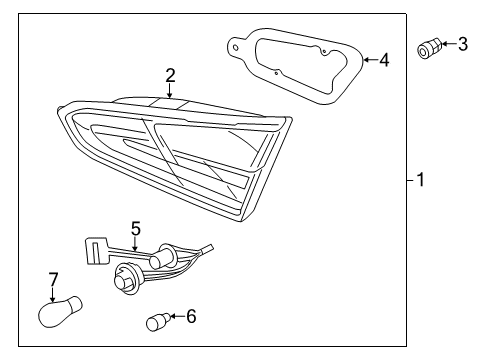 Lamp Assembly-Rear Combination Diagram for 92403B0600