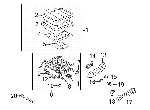 Unit Assembly-Memory Pow Diagram for 95450S0000