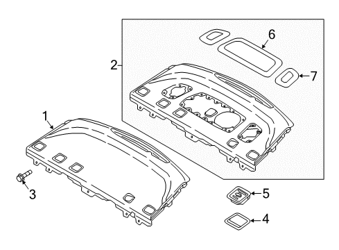 Trim Assembly-Package Tr Diagram for 85610F6130GYT