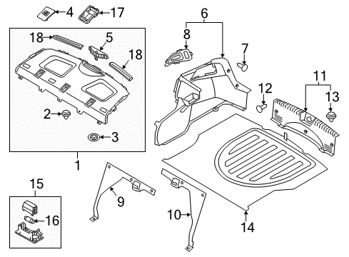 Trim-Partition Side Diagram for 85785B0000WK