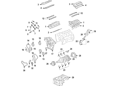 REMAN SUB ENGINE Diagram for 127S13CS00R