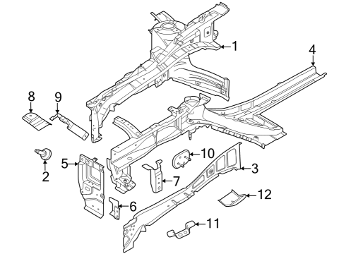 BRACKET Diagram for 64536AT500