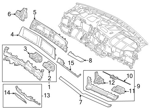 DUCT ASSY-SIDE AIR V Diagram for 97490P1000FHV