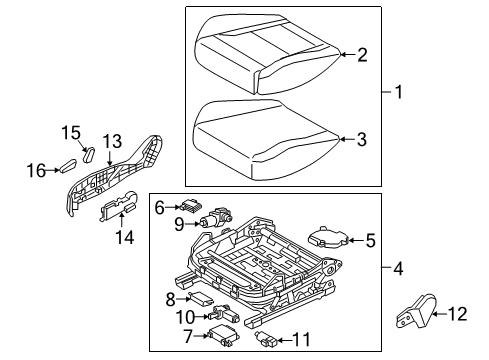 VENTILATIION ECU-Front Diagram for 88554J5100