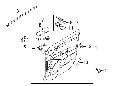 PANEL COMPL-FRONT DO Diagram for 82301C6DD0C8A