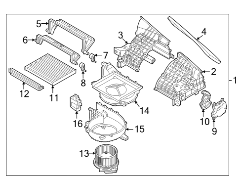 LEVER-VENT & DEFROST Diagram for 97309D1000