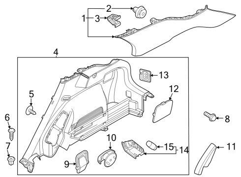 COVER-SEAT MTG,RH Diagram for 857F4AO000