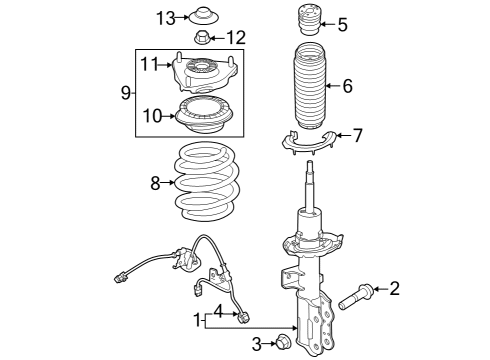 WIRE-EXTN,RH Diagram for 55381CVAA0