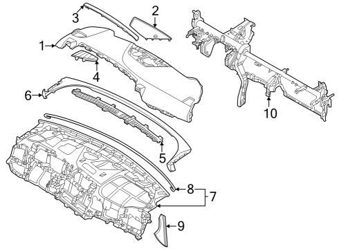 COVER ASSY-C/PAD MAI Diagram for 84780P1000GYT