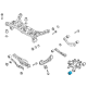 Diagram for 2020 Kia Optima Axle Beam Mount - 52740C2100