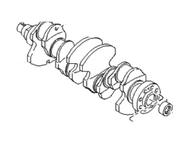 2001 Kia Sportage Crankshaft - 0K01511300