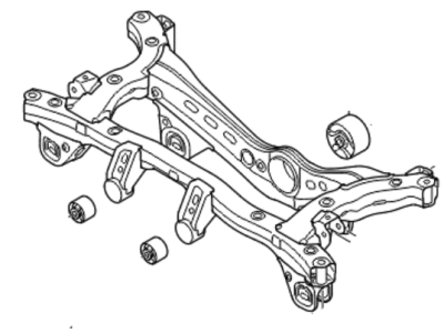 Kia 554102S010 Crossmember-Rear