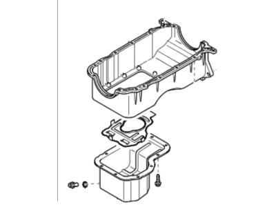 2006 Kia Sorento Oil Pan - 2152039851