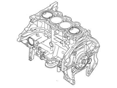 Kia 28ZN22EX00R REMAN Short Engine